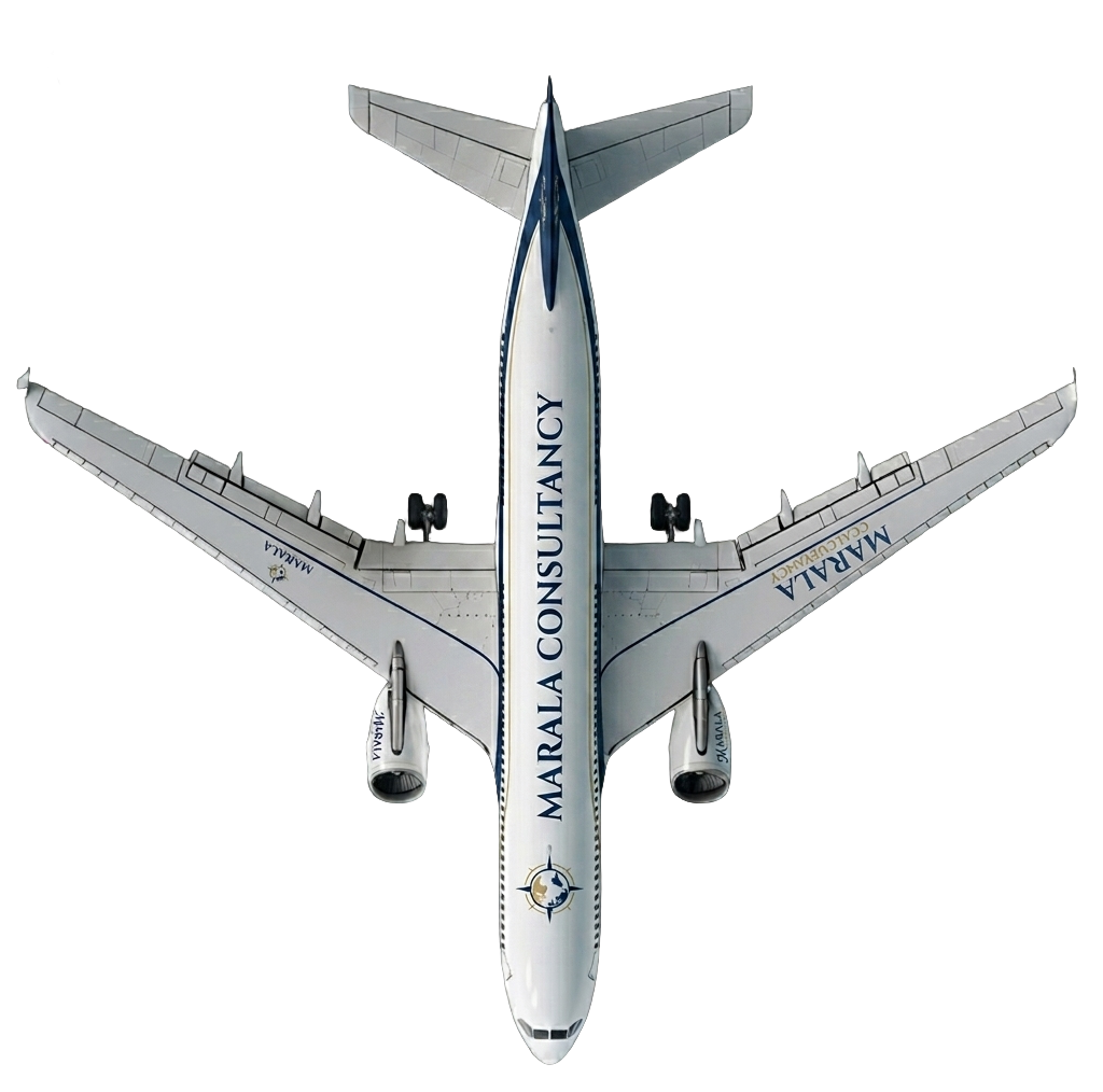 Flying plane